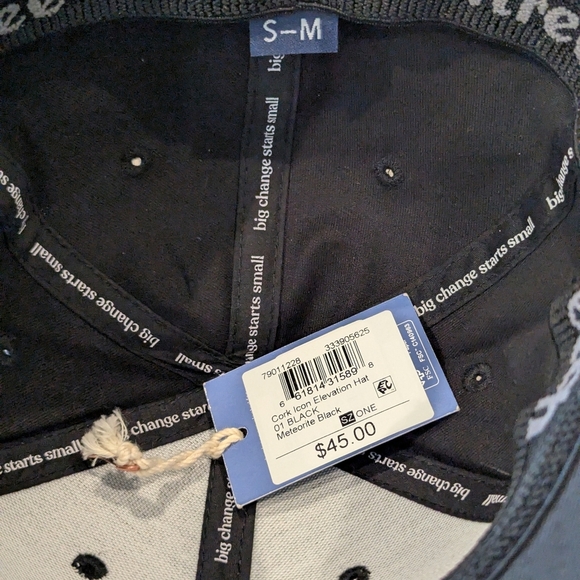 Tentree Cork Icon InMotion Thicket Hat 6 Panel Stretch Fit Hat Sz S/M NWT - Picture 4 of 11